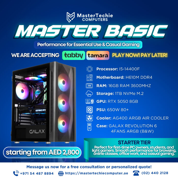 MASTER BASIC PC – Mastertechie Computers L.L.C.